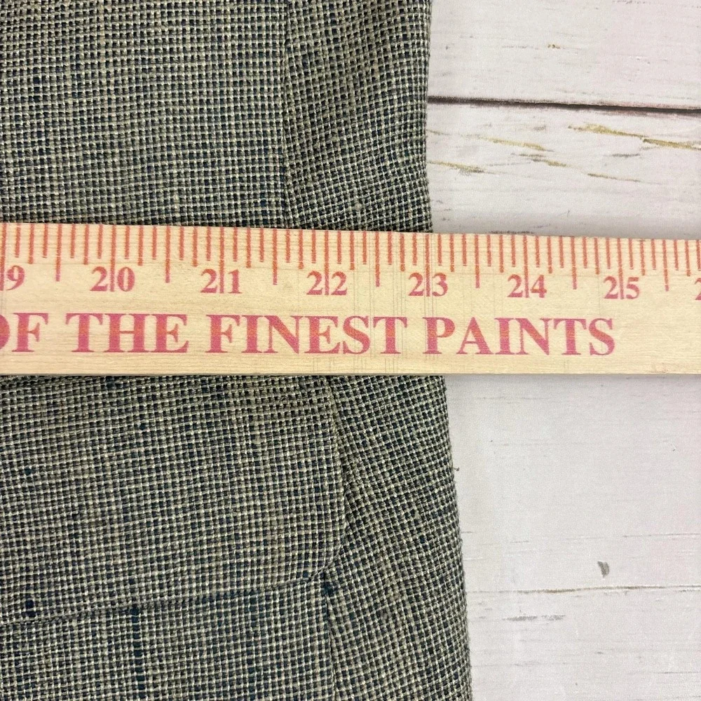 Orvis Blazer Sport Coat Mens 46R Gray Silk Tweed Check Classic Fit Lined